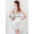 Grace Karin Newest Ladies White Lace Knee Length Bridesmaid Dress 2015 CL4472